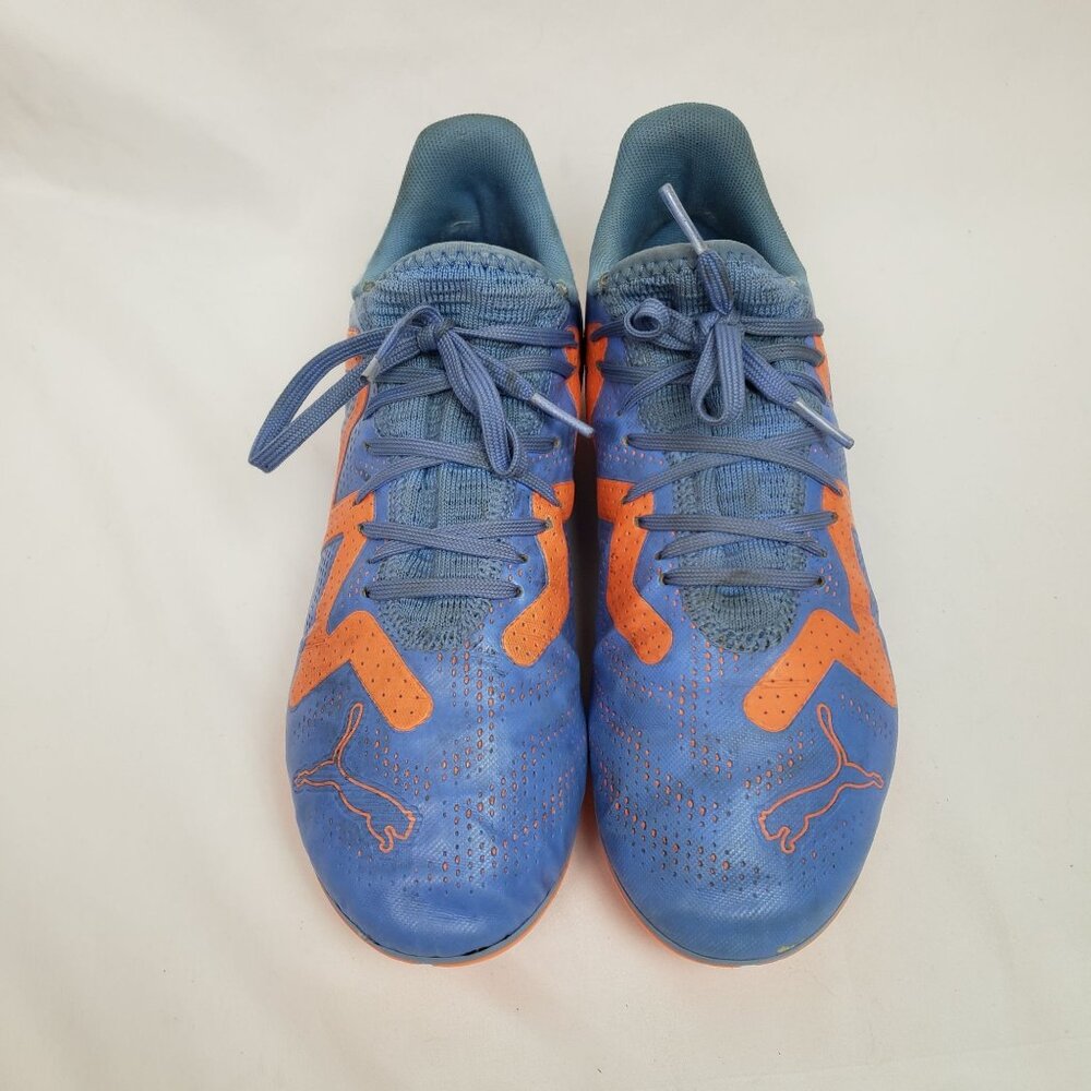 Puma Future Play FG/AG Sky Blue/Orange Girls Soccer Cleats Sz 4 EXCELLENT!!! - Picture 6 of 11